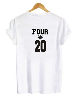 four 20 tshirt back