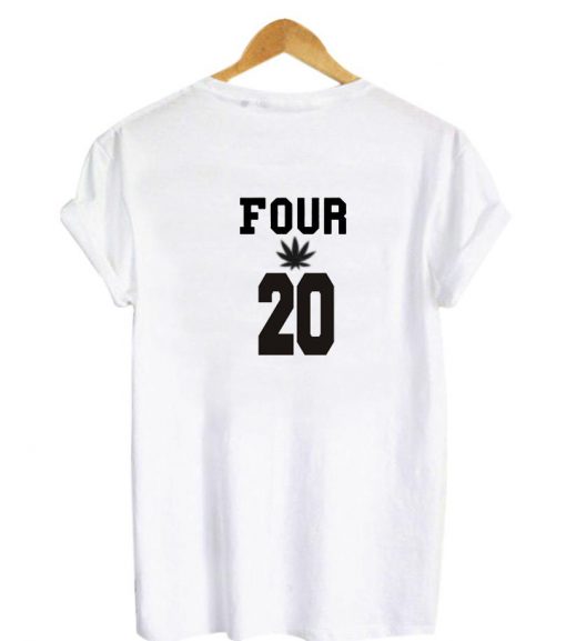 four 20 tshirt back