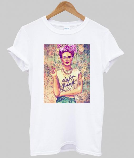 frida kahlo daft punk T shirt