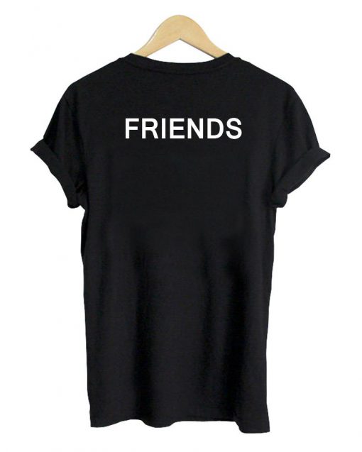 friends tshirt back