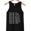 fuck it tanktop