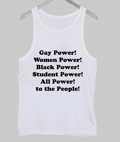 gay power tanktop