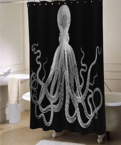 giant octopus shower curtain customized design for home decor