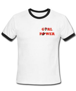 girl power tshirt ring