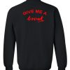 give me a break sweatshirt back