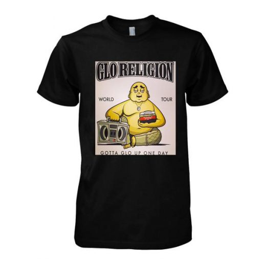 glo religion tshirt