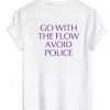 go with the flow TSHIRT back