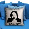 god bless sasha grey Pillow case