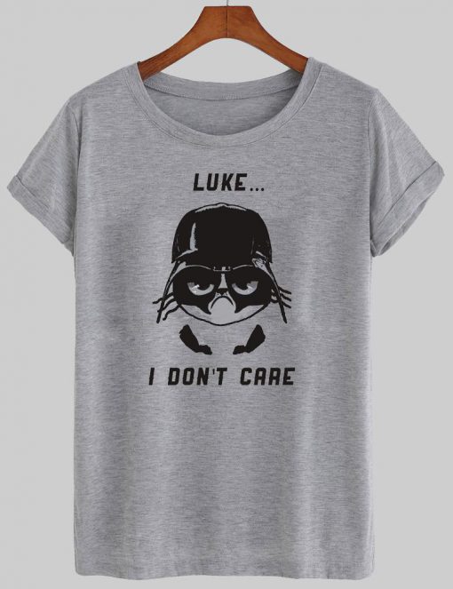 grumpy cat i don't care T shirt