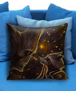 guardians of the galaxy groot rocket Pillow case