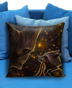 guardians of the galaxy groot rocket Pillow case