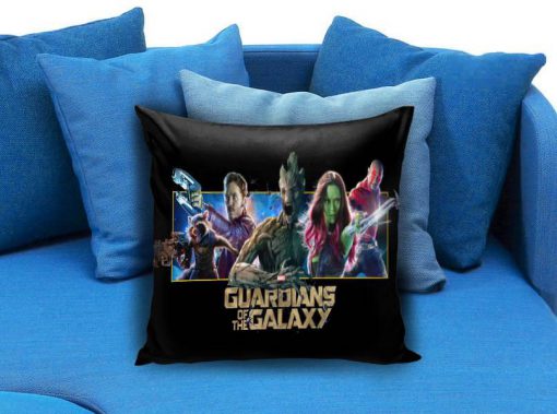 guardians of the galaxy vin diesel groot zoe saldana gamora dave bautista bradley cooper rocket raccoon Pillow case