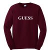 guess sweatshirt