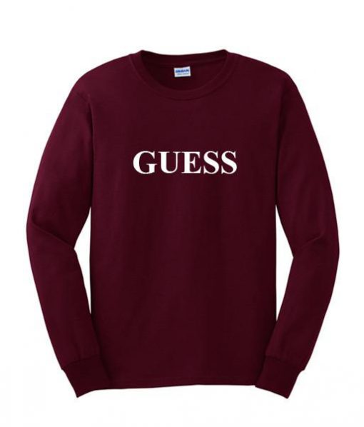 guess sweatshirt