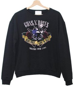 guns and rose sweatsirt