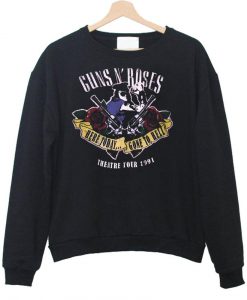 guns and rose sweatsirt