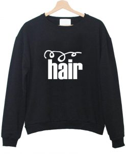 hair  sweatshirt