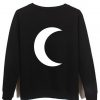 half moon sweatshirt