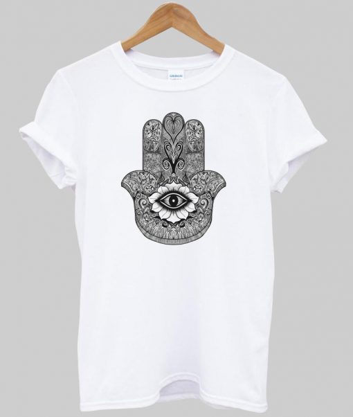 hamsa flower tshirt