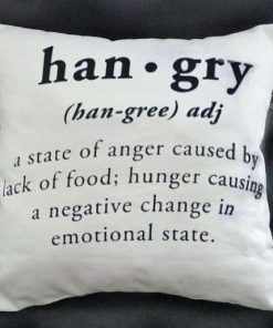 hangry Pillow case