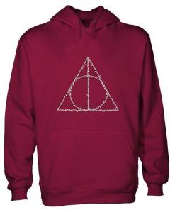 harry potter deathly hallows symbol hoodie