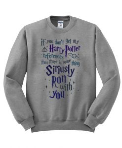 harry potter grey sweatshirt