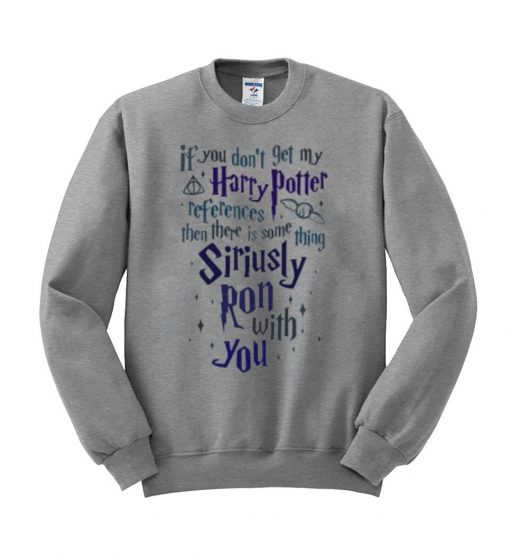 harry potter grey sweatshirt