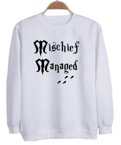 harry potter mischief managed sweatshirt