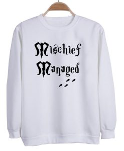 harry potter mischief managed sweatshirt