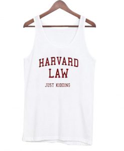 harvard law tanktop