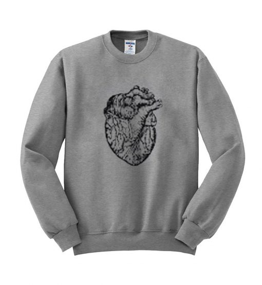 heart  sweatshirt