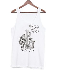 hello beautiful cactus tanktop