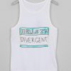 hello i'm divergent Tank top