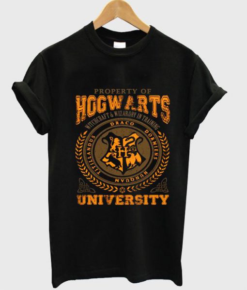 hogwarts university tshirt