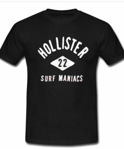 hollister 22 surf maniacs tshirt