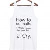 how to do math tanktop