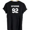 hutcherson 92 T shirt back