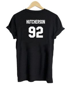 hutcherson 92 T shirt back
