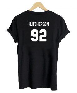 hutcherson 92 T shirt back