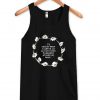 i'd rather wear flowers tanktop black