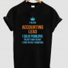 i'man accounting tshirt
