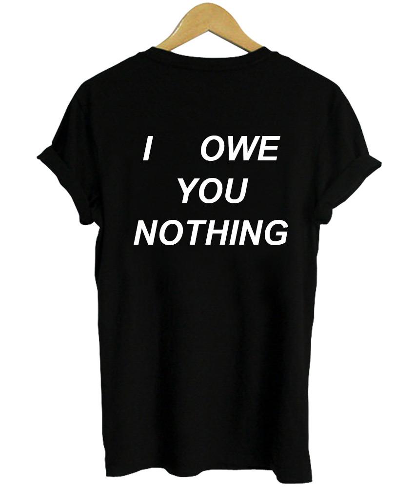 i feel nothing t shirt