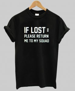 if lost tshirt