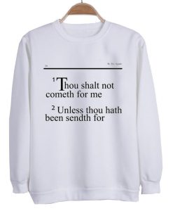 it hou shalt sweatshirt