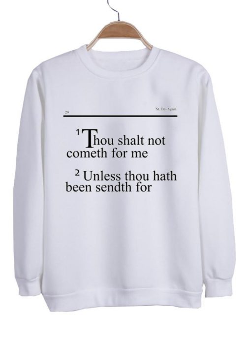 it hou shalt sweatshirt