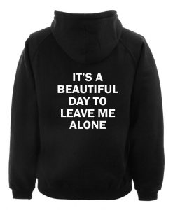 it's a beautiful hoodie BACK