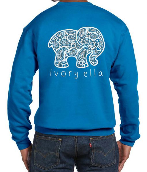 ivory ella elephant back sweatshirt