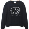 ivory ella front sweatshirt front printed