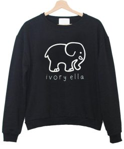 ivory ella front sweatshirt front printed