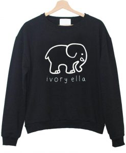 ivory ella front sweatshirt front printed